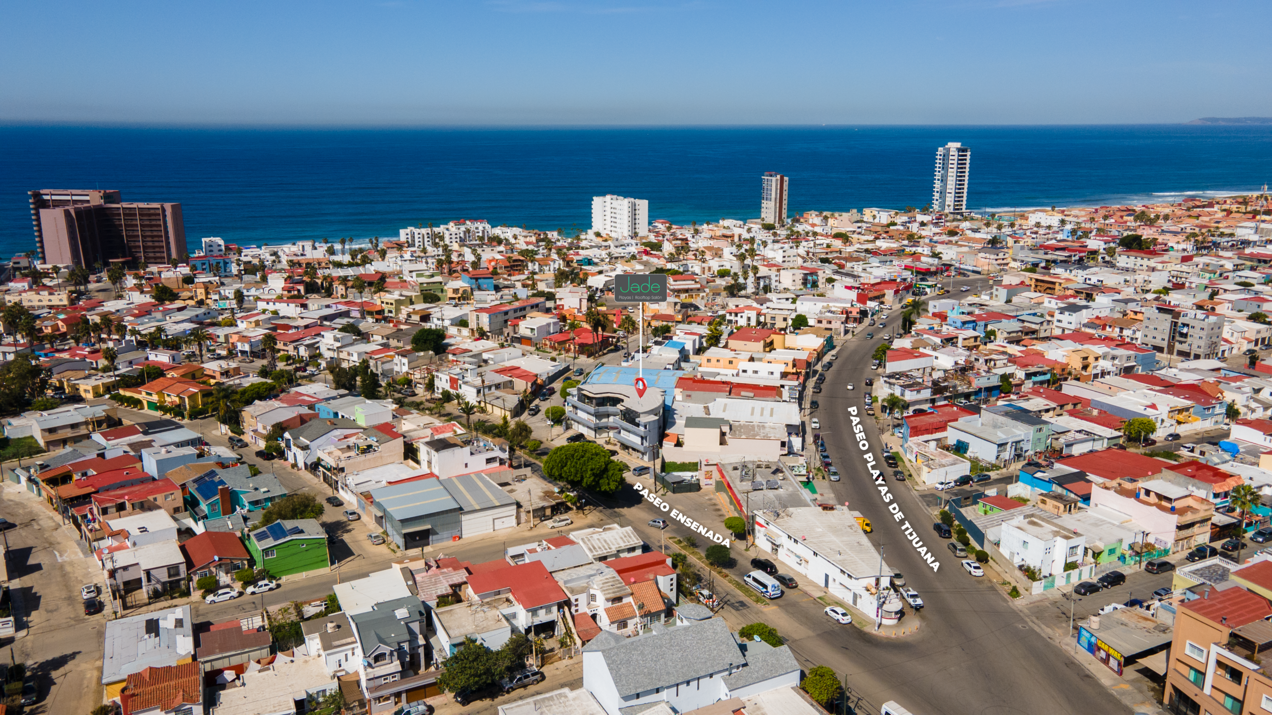 Salón de eventos en Playas de Tijuana con vista al mar